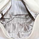 Salvatore Ferragamo Vala Shoulder Bag Leather Ivory Gold Auth LN245-19