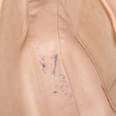 CELINE Macadam Canvas Shoulder Bag PVC Leather Brown Gold Auth LN246-19