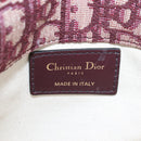 Christian Dior Trotter Canvas Saddle Waist bag Red Gold Auth LN247M-18