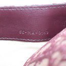 Christian Dior Trotter Canvas Saddle Waist bag Red Gold Auth LN247M-23
