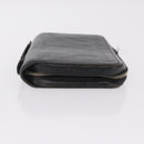 LOUIS VUITTON Taiga Zippy XL Long Wallet Black M44275 LV Auth LN248-4