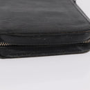 LOUIS VUITTON Taiga Zippy XL Long Wallet Black M44275 LV Auth LN248-5