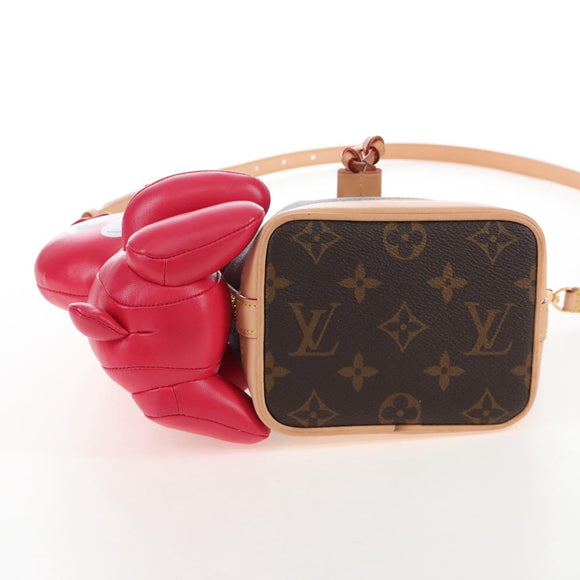 LOUIS VUITTON Animogram Nano Noe Shoulder Bag M11305 LV Auth LN250SM