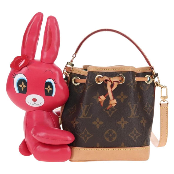 LOUIS VUITTON Animogram Nano Noe Shoulder Bag M11305 LV Auth LN250SM