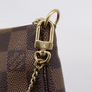 LOUIS VUITTON Damier Ebene Vivienne Mini Pochette Accessoires N60402 Auth LN251M-20