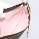 LOUIS VUITTON Damier Ebene Vivienne Mini Pochette Accessoires N60402 Auth LN251M-21