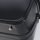 GUCCI Vanity Hand Bag Patent leather 2way Black Silver 013 2122 2490 Auth LN253-13