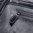 GUCCI Vanity Hand Bag Patent leather 2way Black Silver 013 2122 2490 Auth LN253-25