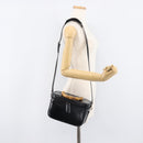 GUCCI Vanity Hand Bag Patent leather 2way Black Silver 013 2122 2490 Auth LN253-28