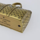 LOUIS VUITTON Monogram Keepall Motif Paper Weight metal Gold Tone LV Auth LN254-11