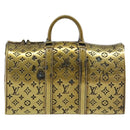 LOUIS VUITTON Monogram Keepall Motif Paper Weight metal Gold Tone LV Auth LN254-3