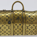 LOUIS VUITTON Monogram Keepall Motif Paper Weight metal Gold Tone LV Auth LN254-4