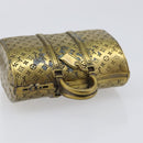 LOUIS VUITTON Monogram Keepall Motif Paper Weight metal Gold Tone LV Auth LN254-7