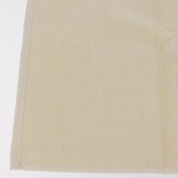 HERMES Towel Cotton 2 Set Ivory Auth LN257