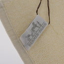 HERMES Towel Cotton 2 Set Ivory Auth LN257-13