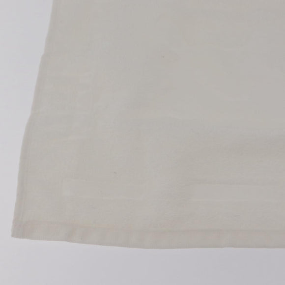 HERMES Towel Cotton 2 Set Ivory Auth LN257