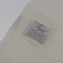 HERMES Towel Cotton 2 Set Ivory Auth LN257-23