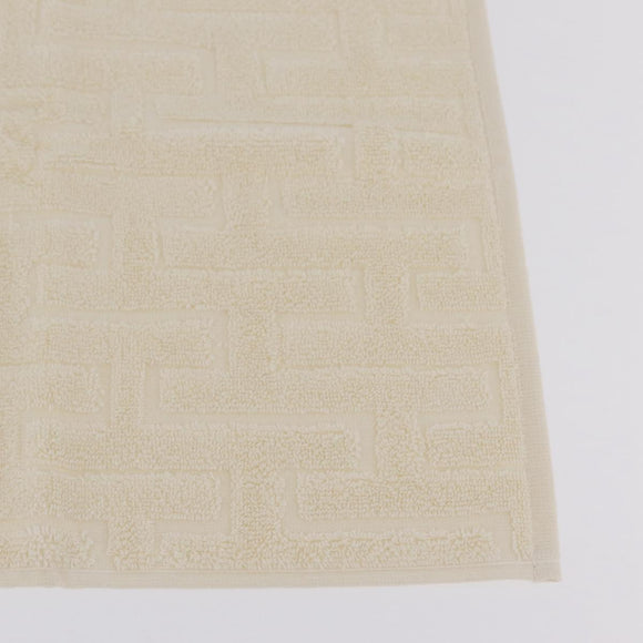 HERMES Towel Cotton 2 Set Ivory Auth LN257