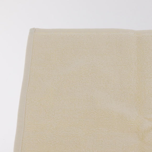 HERMES Towel Cotton 2 Set Ivory Auth LN257