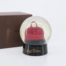 LOUIS VUITTON Alma Snow Globe Glass Red LV Auth LN262-14