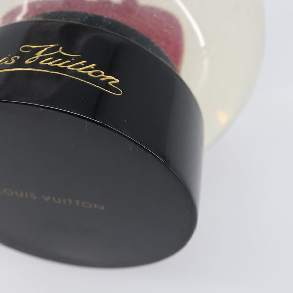 LOUIS VUITTON Alma Snow Globe Glass Red LV Auth LN262