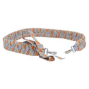 FENDI Shoulder Strap Leather 35.4"" Light Blue Silver Auth LN268V-1