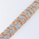 FENDI Shoulder Strap Leather 35.4"" Light Blue Silver Auth LN268V-12