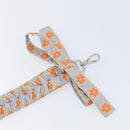 FENDI Shoulder Strap Leather 35.4"" Light Blue Silver Auth LN268V-7