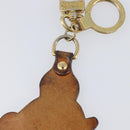 LOUIS VUITTON Takashi Murakami Porte Cles Panda Charm Leather M62637 Auth LN270-8
