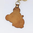 LOUIS VUITTON Takashi Murakami Porte Cles Panda Charm Leather M62637 Auth LN270-9