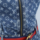 LOUIS VUITTON Monogram Denim Dress 34 Blue LV Auth LN271M-7