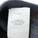 LOUIS VUITTON Skirt Wool S Gray LV Auth LN273M-15