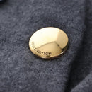 LOUIS VUITTON Skirt Wool S Gray LV Auth LN273M-6