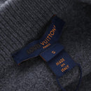 LOUIS VUITTON Skirt Wool S Gray LV Auth LN273M-9