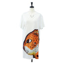LOUIS VUITTON T Shirt Dress Cotton Sun Yitian collaboration XS White Auth LN274M-1
