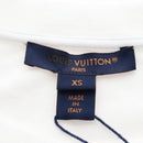 LOUIS VUITTON T Shirt Dress Cotton Sun Yitian collaboration XS White Auth LN274M-19