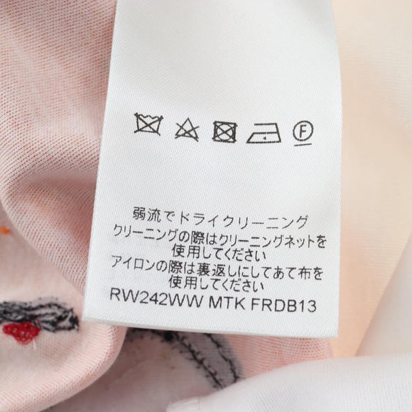 LOUIS VUITTON T Shirt Dress Cotton Sun Yitian collaboration XS White Auth LN274M
