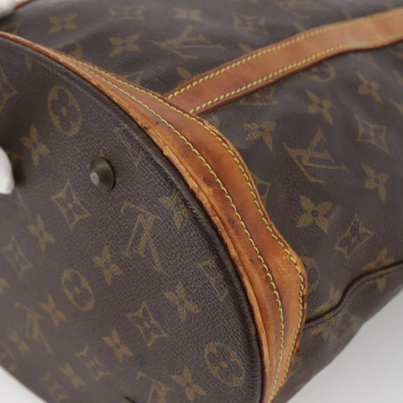 LOUIS VUITTON Monogram Bucket GM Shoulder Bag M42236 LV Auth LNZ004