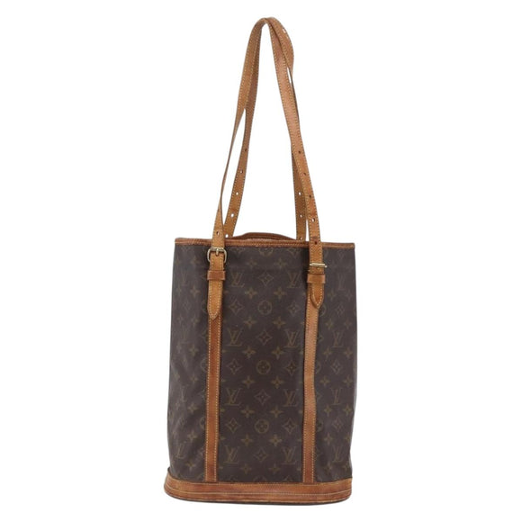 LOUIS VUITTON Monogram Bucket GM Shoulder Bag M42236 LV Auth LNZ004