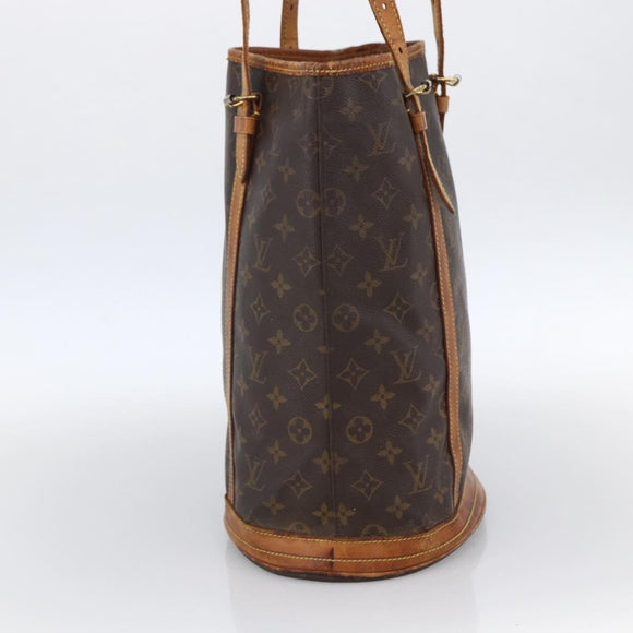 LOUIS VUITTON Monogram Bucket GM Shoulder Bag M42236 LV Auth LNZ004