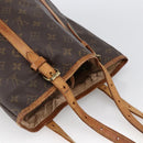 LOUIS VUITTON Monogram Bucket GM Shoulder Bag M42236 LV Auth LNZ004-6