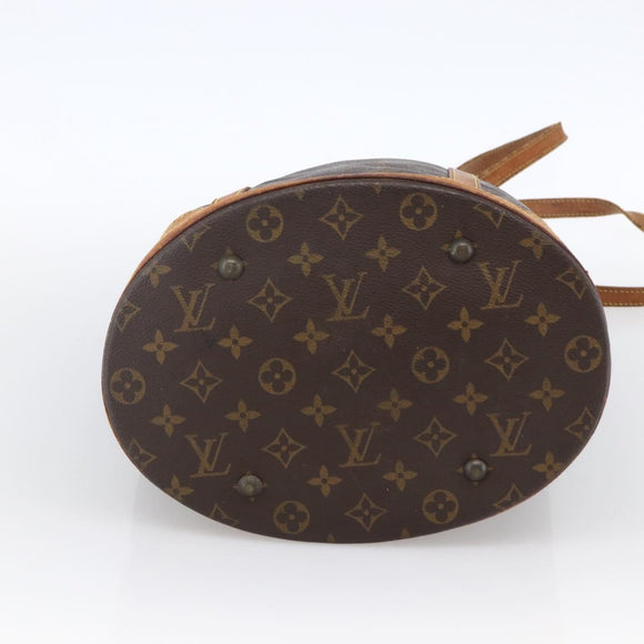 LOUIS VUITTON Monogram Bucket GM Shoulder Bag M42236 LV Auth LNZ004