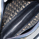 Christian Dior Trotter Canvas Hand Bag Navy Gold Auth LNZ006-11