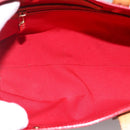 LOUIS VUITTON Monogram Vernis Reade PM Hand Bag Red Rouge M91088 LV Auth LNZ010-15