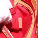 LOUIS VUITTON Monogram Vernis Reade PM Hand Bag Red Rouge M91088 LV Auth LNZ010-20