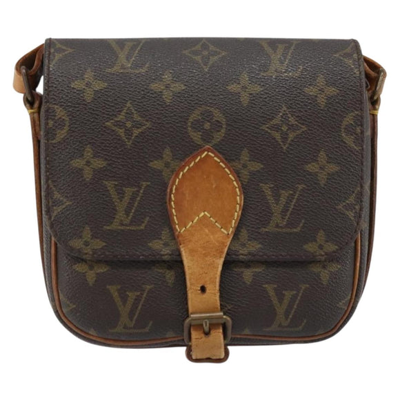 LOUIS VUITTON Monogram Cartouchiere PM Shoulder Bag M51254 LV Auth LNZ012