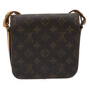 LOUIS VUITTON Monogram Cartouchiere PM Shoulder Bag M51254 LV Auth LNZ012-2