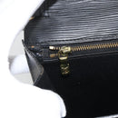 LOUIS VUITTON Epi Serie Dragonne Clutch Bag Black Noir M52612 LV Auth LNZ013-20