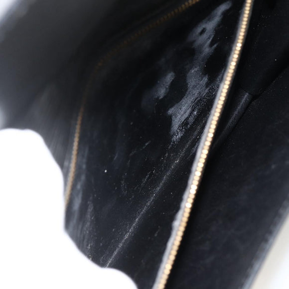 LOUIS VUITTON Epi Serie Dragonne Clutch Bag Black Noir M52612 LV Auth LNZ013
