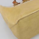 LOUIS VUITTON Monogram Vernis Reade PM Hand Bag Beige M91334 LV Auth LNZ014-14